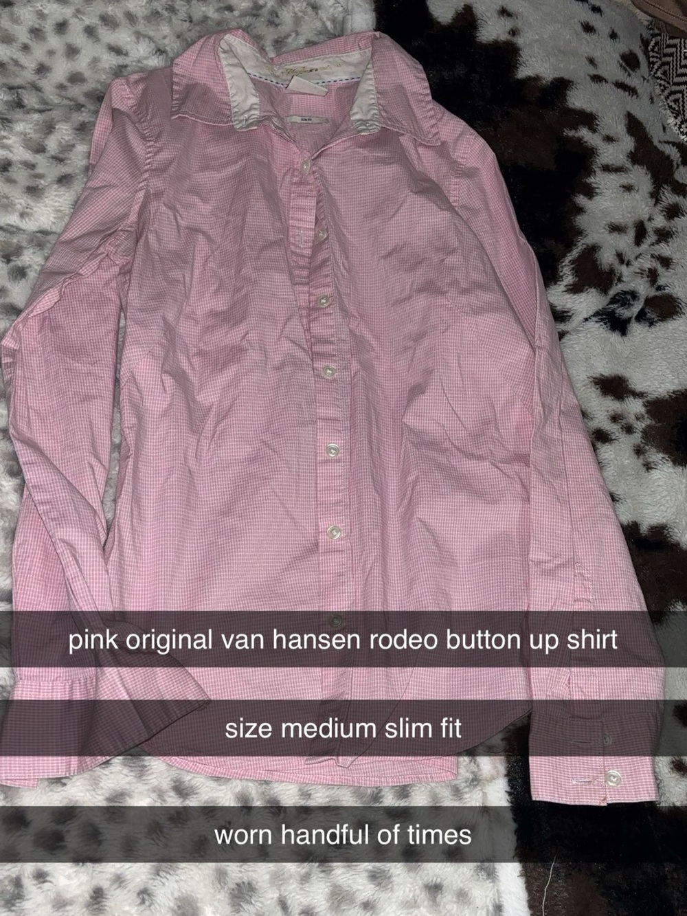 Pink Button-Up Dress Shirt